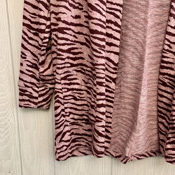 Cozy Cardigan Sweater Mackenzie Pink Hooded Size Small NWT - Picture 2 of 4